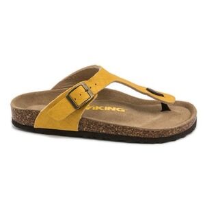 Viking Laguna thong sandals mustard Yellow woven style Women's 41 V712
